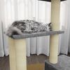 vidaXL Kattenmeubel met sisal krabpalen 71 cm lichtgrijs