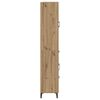 vidaXL Highboard Artisan Eiken 69,5 x 34 x 180 cm Bewerkt hout
