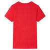 Kindershirt 92 rood