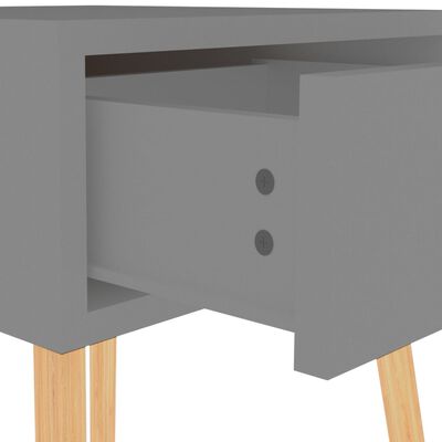 vidaXL Nachtkastjes 2 st 40x40x56 cm bewerkt hout grijs