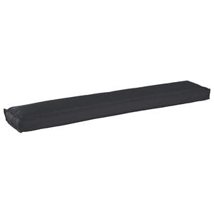 vidaXL Palet Kussen Zwart 200 x 40 x 8 cm Oxford Stof