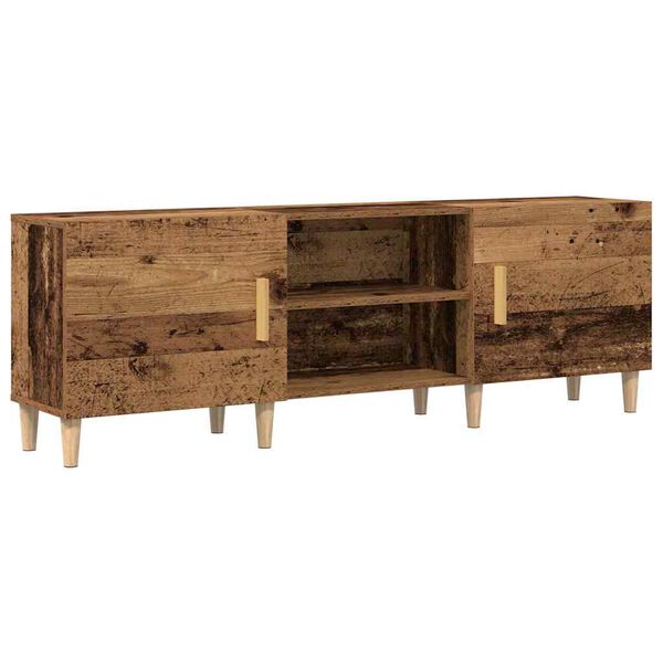 vidaXL TV-kast Oud hout 150 x 30 x 50 cm Bewerkt hout
