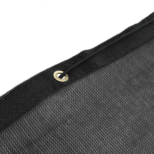 vidaXL Aanhangwagennet 2x3,5 m HDPE zwart