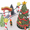vidaXL Kerstdorp Decoratie Multikleur 22 x 21.5 x 17 cm Kunststof