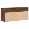 vidaXL Schoenenbank 102x30,5x45 cm bewerkt hout sonoma eikenkleurig