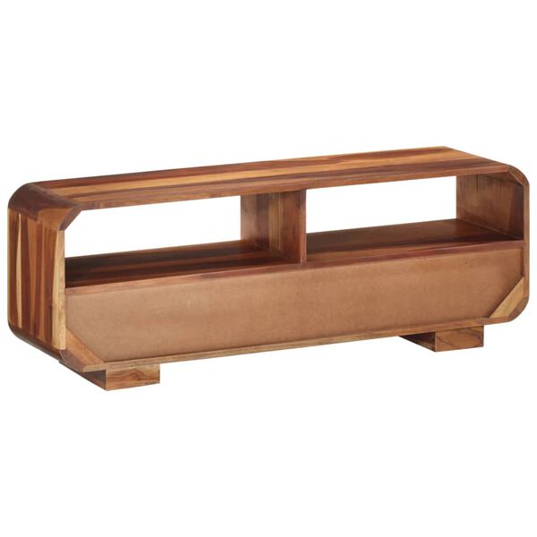 vidaXL Tv-meubel 110x30x40 cm massief acaciahout