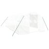 vidaXL Tuinkas met stalen frame 18 m&sup2; 6x3x2 m wit