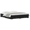 vidaXL Bedframe met lade Zwart Eiken 180 x 200 cm Bewerkt hout