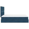 vidaXL Ottoman bed met matrassen en LED's 140x200cm fluweel