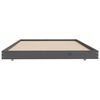vidaXL Bedframe massief grenenhout grijs 100x200 cm