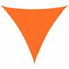 vidaXL Zonnescherm driehoekig 3x3x3 m oxford stof oranje