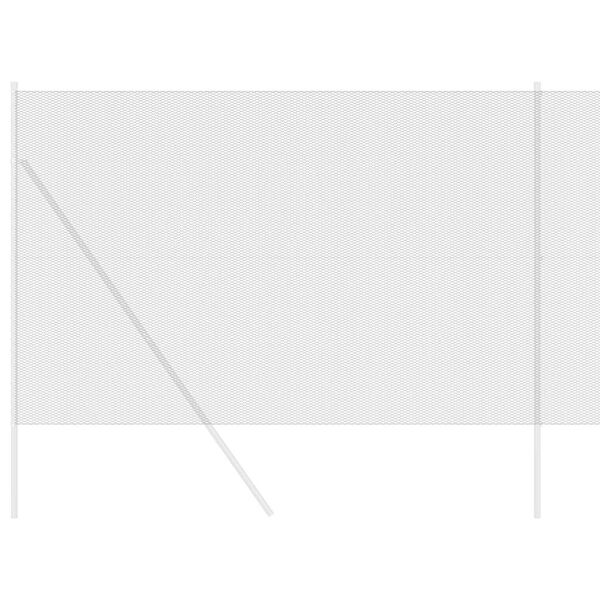 vidaXL Hexagon Hek Grijs 1.6 x 50 m Staal