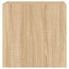 vidaXL Tv-wandmeubels 2 st 40,5x30x40 cm hout sonoma eikenkleurig