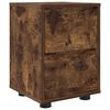 vidaXL Nachtkastje Gerookt eiken 30,5 x 30 x 43 cm Bewerkt hout