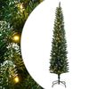vidaXL Kunstkerstboom smal met 300 LED's 180 cm