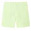 Kindershorts met trekkoord 140 neongeel