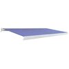vidaXL Luifel gemotoriseerd 500x300 cm blauw en wit