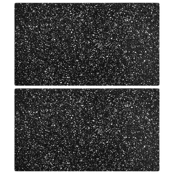 vidaXL Snijplanken 2 st met granietpatroon gehard glas