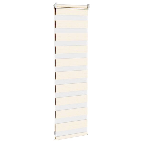 vidaXL Zebra rolgordijn 50x100 cm stofbreedte 45,9cm marmerbeige