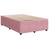vidaXL Bedframe zonder matras 120x190 cm fluweel roze