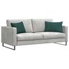 vidaXL Sofa Kussens 2 stuks Donkergroen 60 x 40 cm Stof