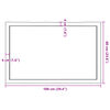vidaXL Tafelblad natuurlijke rand 100x60x(2-6) cm massief eikenhout