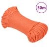 vidaXL Werktouw 6 mm 50 m polypropeen oranje