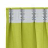 vidaXL Zwart-out Gordijnen met Ringen 2 pcs Groen 245 x 140 cm
