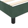vidaXL Boxspring bed 140x200 cm fluweel donkergroen