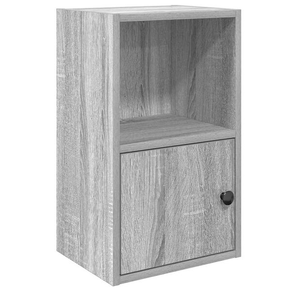vidaXL Boekenkast 31x24x52 cm bewerkt hout grijs sonoma eikenkleurig