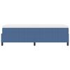 vidaXL Boxspringbed Blauw en Wit 100 x 200 cm Katoen Stof