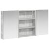 vidaXL Badkamerkastenset 3 st 100 x 10,5 x 50 cm Bewerkt hout