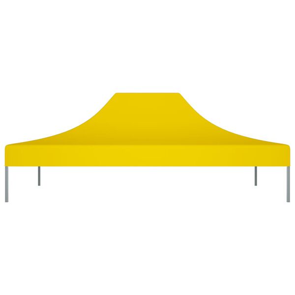 vidaXL Partytentdak 270 g/m² 4,5x3 m geel