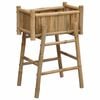 vidaXL Tuinplanter met Houder Naturel 50 x 38 x 74 cm Bamboe