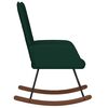 vidaXL Schommelstoel fluweel donkergroen