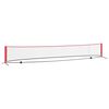 vidaXL Tennisnet Zwart en Rood 595 x 90,5 x 87 cm Polyester