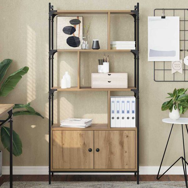 vidaXL Boekenkast Bewerkt hout