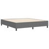 vidaXL Platform bedframe Lichtgrijs 180 x 200 cm Stof