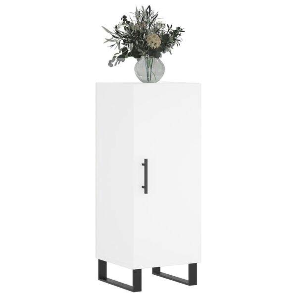 vidaXL Dressoir 34,5x34x90 cm bewerkt hout wit