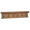 vidaXL Wand gemonteerde kapstok Naturel 100 x 10 x 20 cm