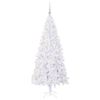 vidaXL Kunstkerstboom met 300 LED Wit 180 cm PVC en staal