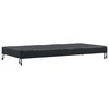 vidaXL Tafel Dek 182 x 102 x 15 cm Stof Rechthoekig Waterdicht Zwart
