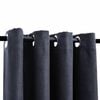 vidaXL Gordijnen verduisterend met ringen 2 st 140x225 cm antraciet
