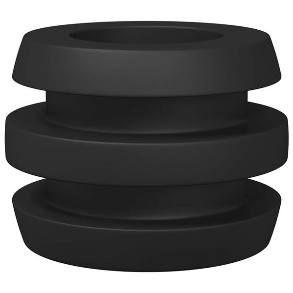 vidaXL Voetbaltafel Bumpers 3 x 3 x 2 cm Stang 16 pcs Zwart