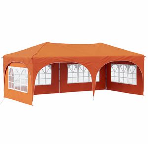 vidaXL Pop-up Feesttent Oranje 575 x 288 x 245 cm Oxford Stof