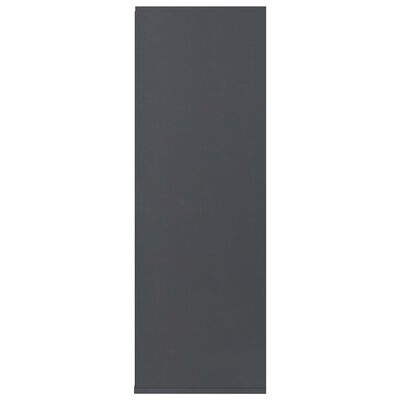 vidaXL Schoenenrek 54x34x100,5 cm bewerkt hout grijs