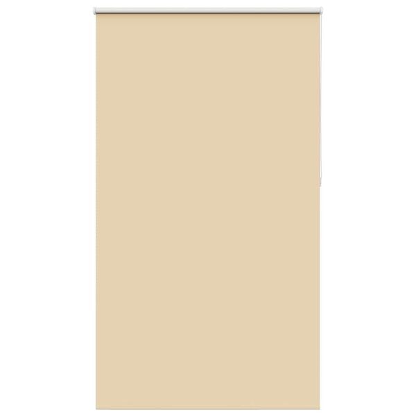 vidaXL Rolgordijn verduisterend 130x230 cm stofbreedte 126,6 cm beige