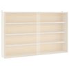 vidaXL Houten vitrinekast met deuren 60x8,5x37cm