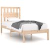 vidaXL Bedframe massief grenenhout 100x200 cm
