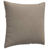 vidaXL Sofa Kussens 2 stuks Taupe 50 x 50 cm Stof